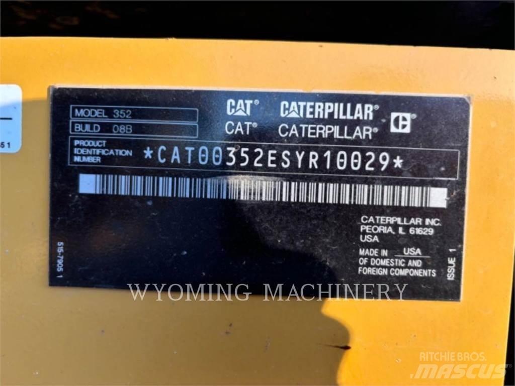 CAT 352 Telakaivukoneet