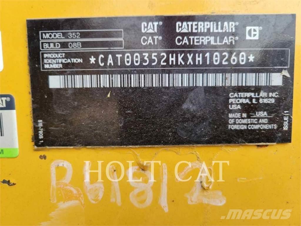 CAT 352 12 TC Telakaivukoneet