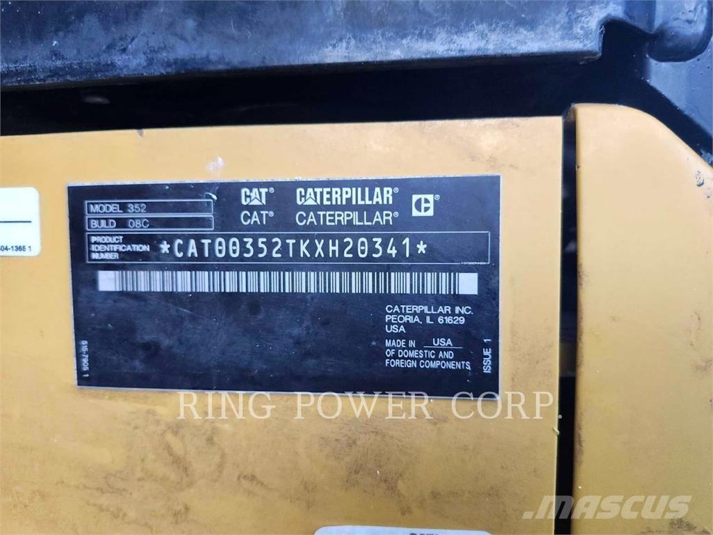 CAT 352EW Telakaivukoneet