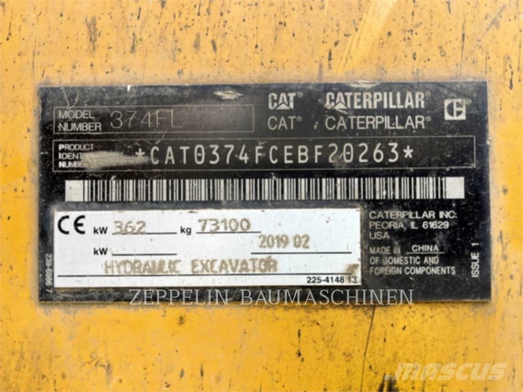 CAT 374FL Telakaivukoneet