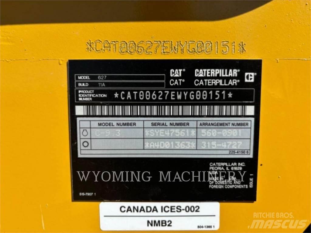 CAT 627 Kaavinvaunut