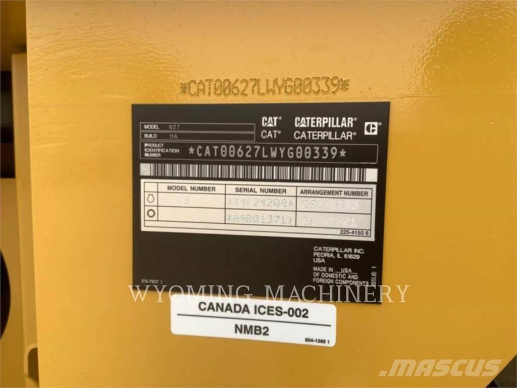 CAT 627 Kaavinvaunut