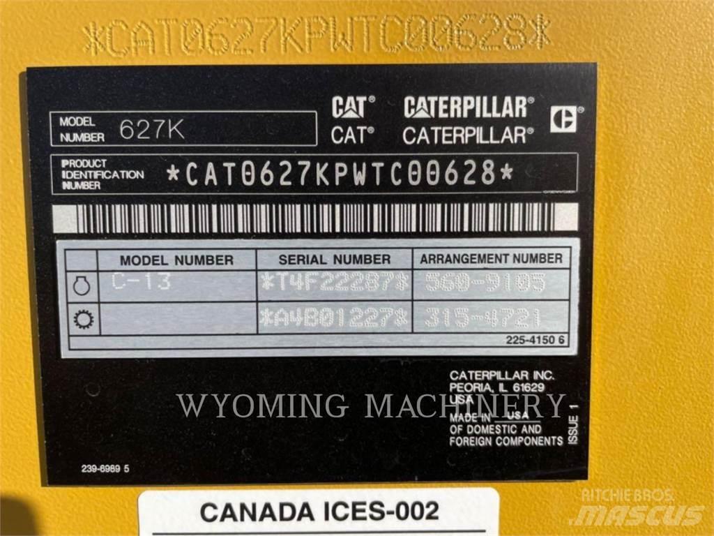 CAT 627K Kaavinvaunut