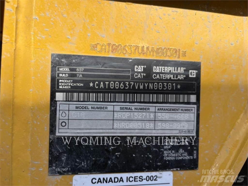 CAT 637 Kaavinvaunut