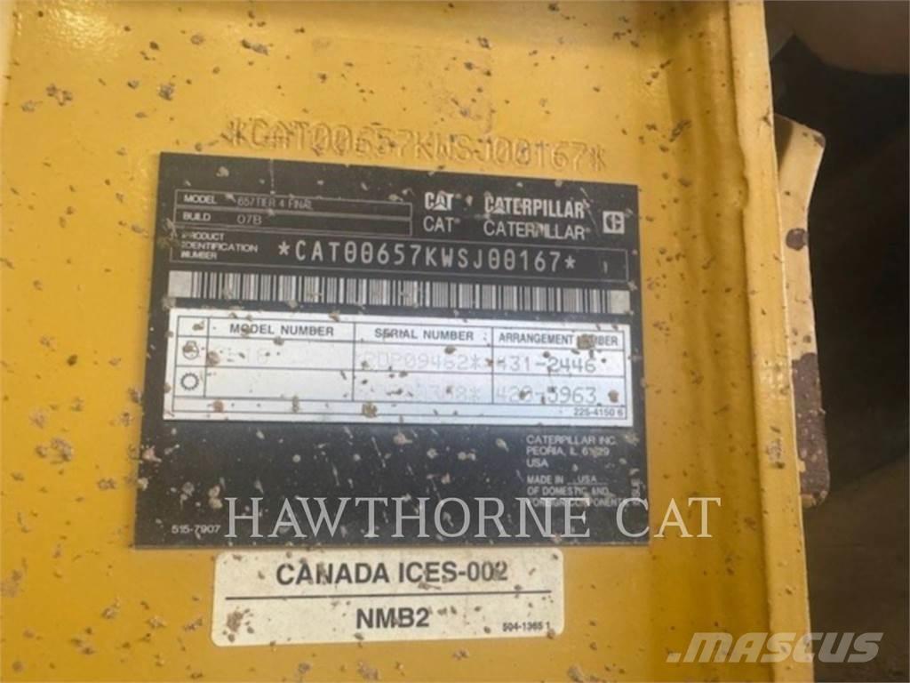 CAT 657 Kaavinvaunut