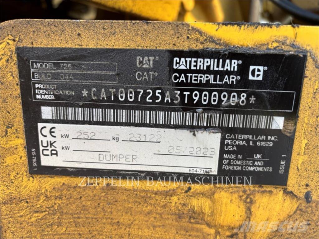 CAT 725-04A Dumpperit