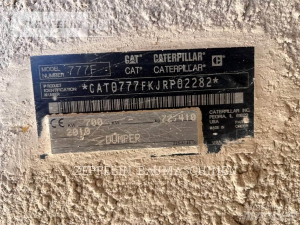 CAT 777F Dumpperit