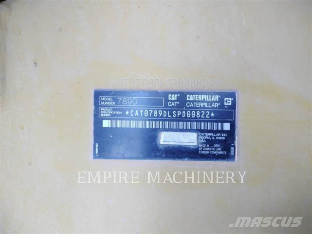 CAT 789D Dumpperit
