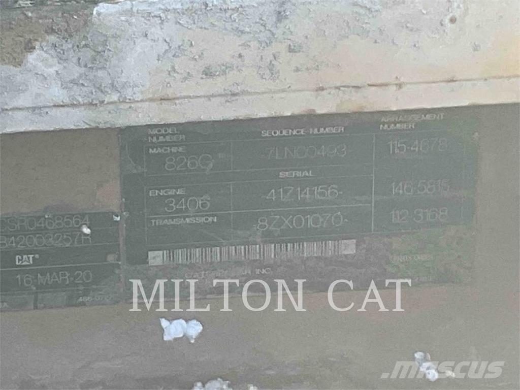 CAT 826G Tiivistyskoneet