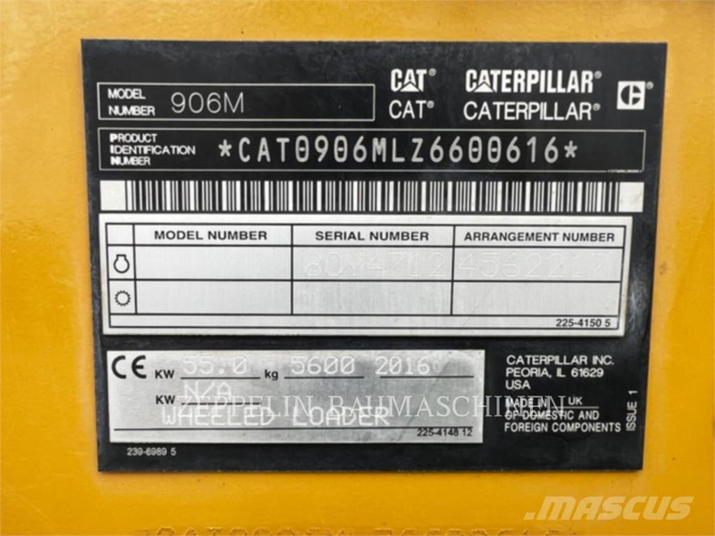 CAT 906M Pyöräkuormaajat