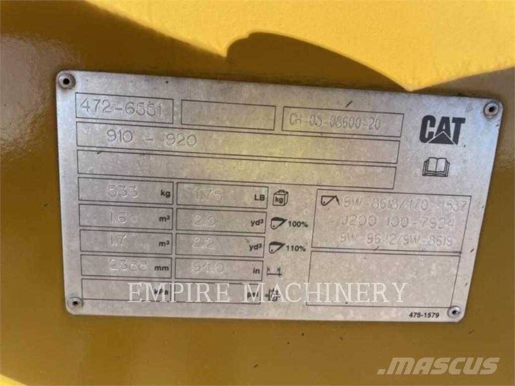 CAT 910-POBU Muut koneet