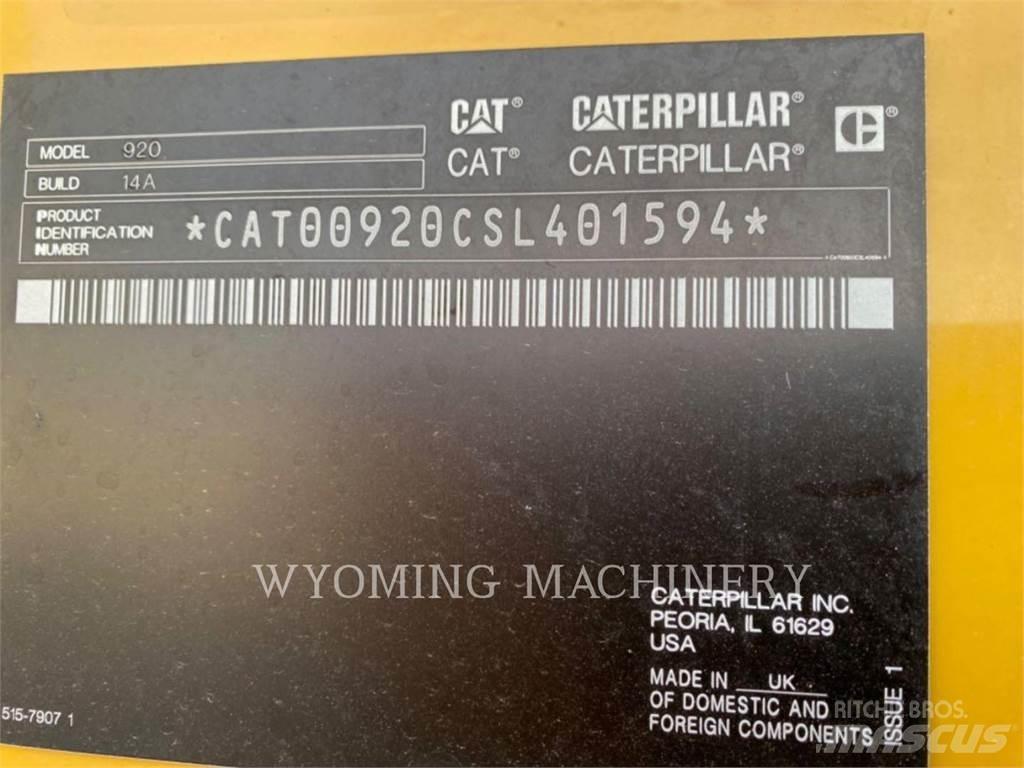 CAT 920 Pyöräkuormaajat