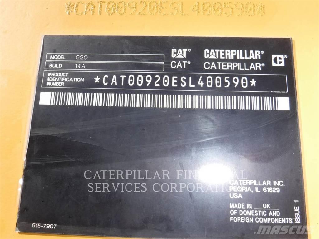 CAT 920-14 Pyöräkuormaajat