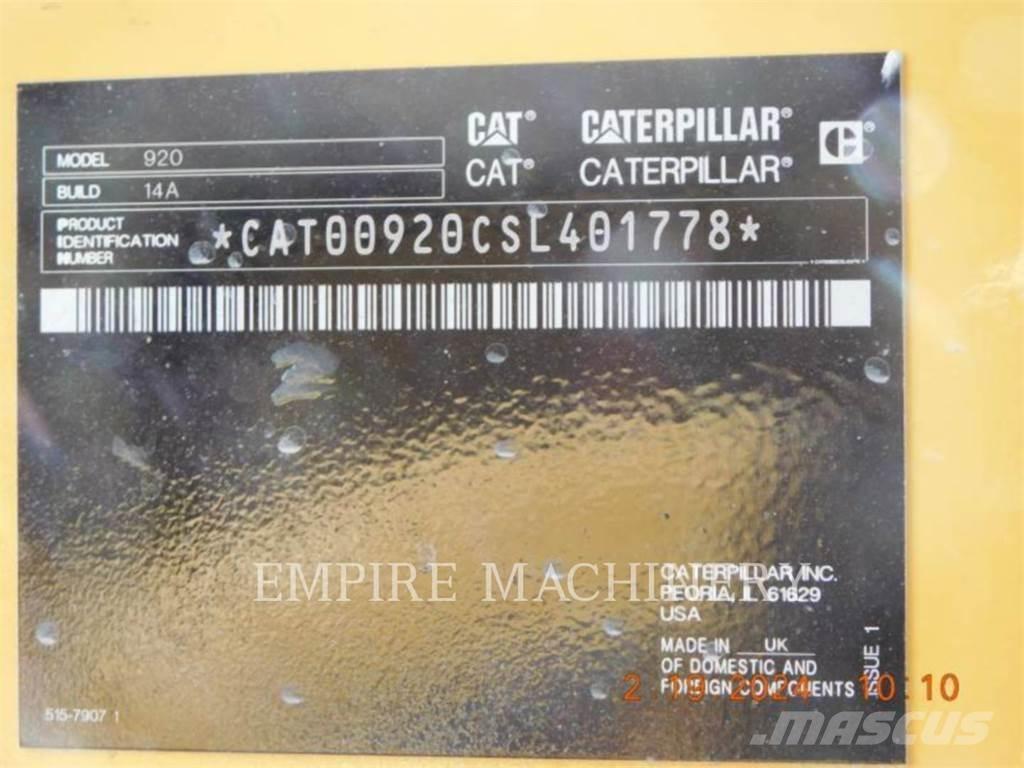 CAT 920-14 FC Pyöräkuormaajat