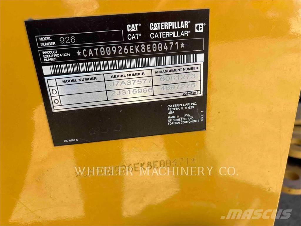 CAT 926 QC 3V Pyöräkuormaajat