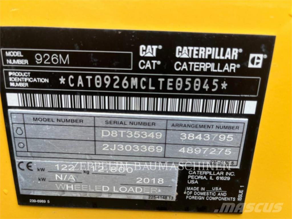 CAT 926M Pyöräkuormaajat
