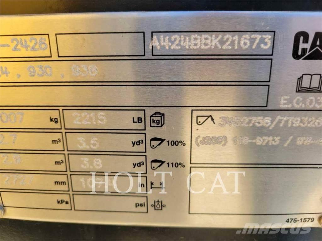 CAT 938 QC Pyöräkuormaajat