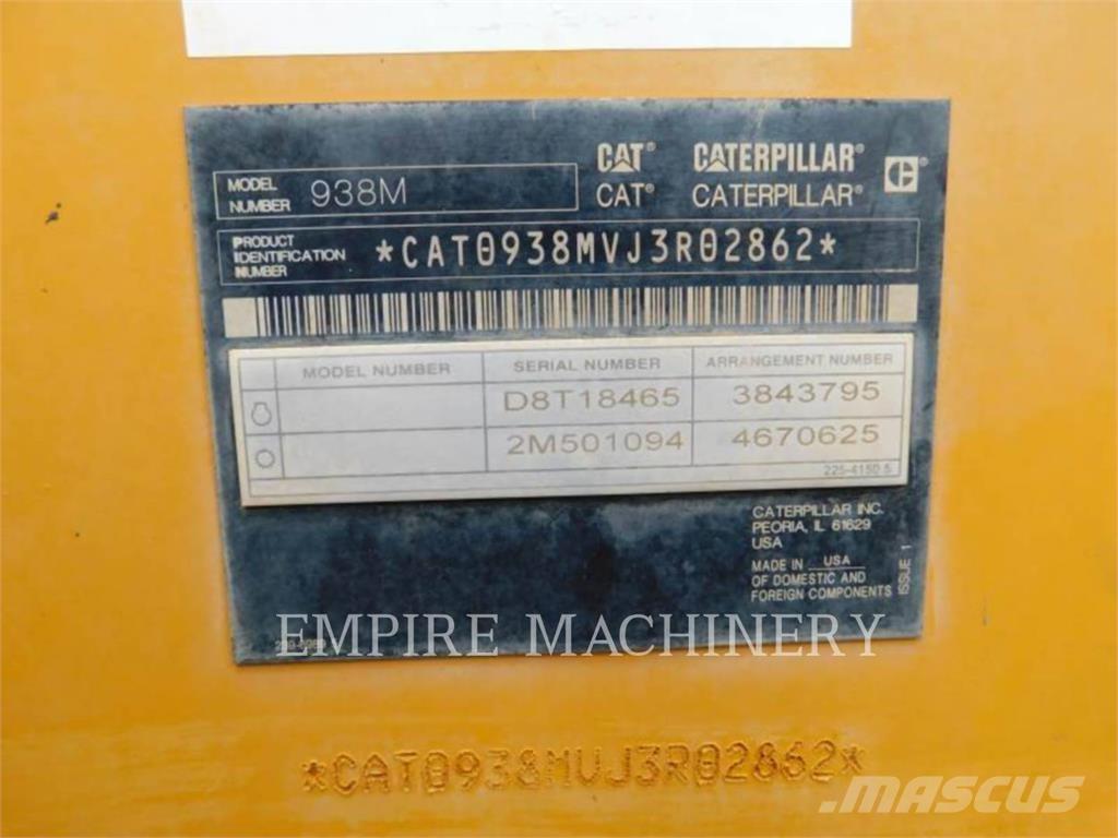 CAT 938M FC Pyöräkuormaajat