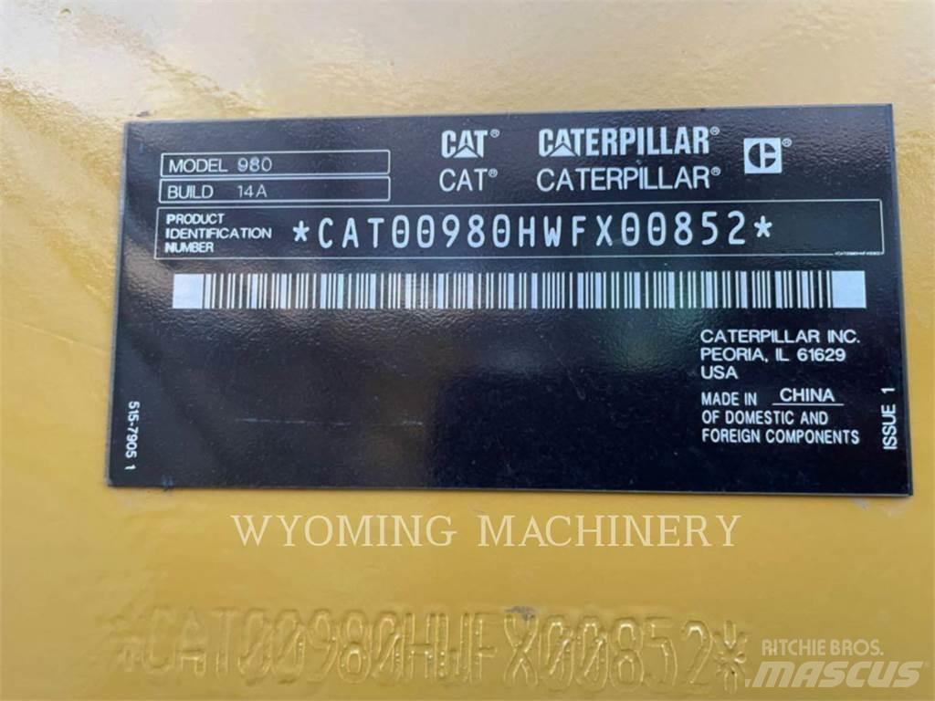 CAT 980 Pyöräkuormaajat