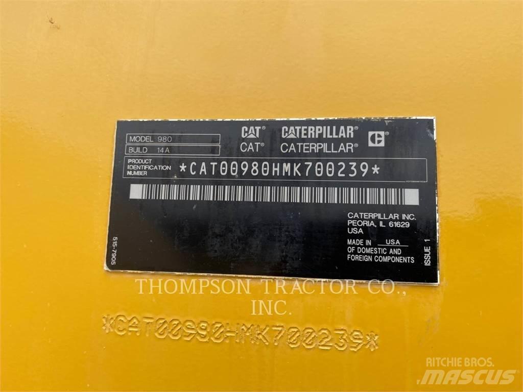 CAT 980 Pyöräkuormaajat