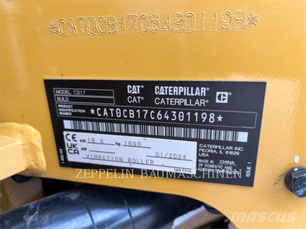 CAT CB1.7 Tiivistyskoneet