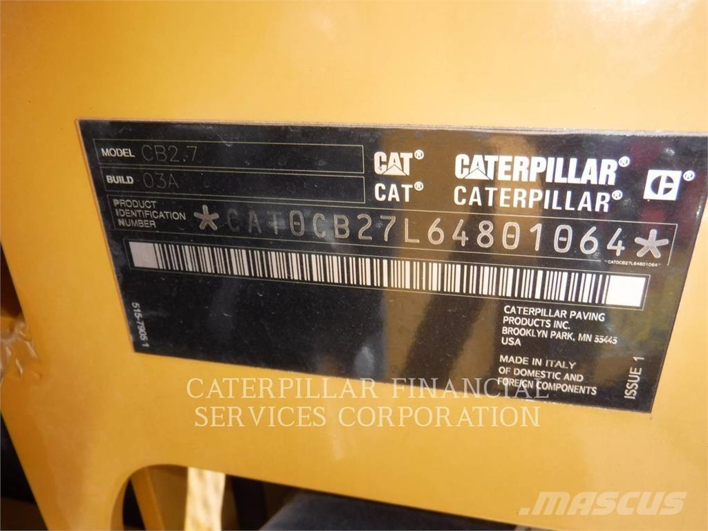 CAT CB2.7-03 Tandemjyrät