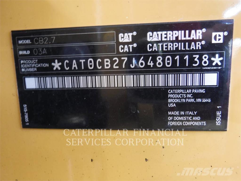 CAT CB2.703 Tandemjyrät