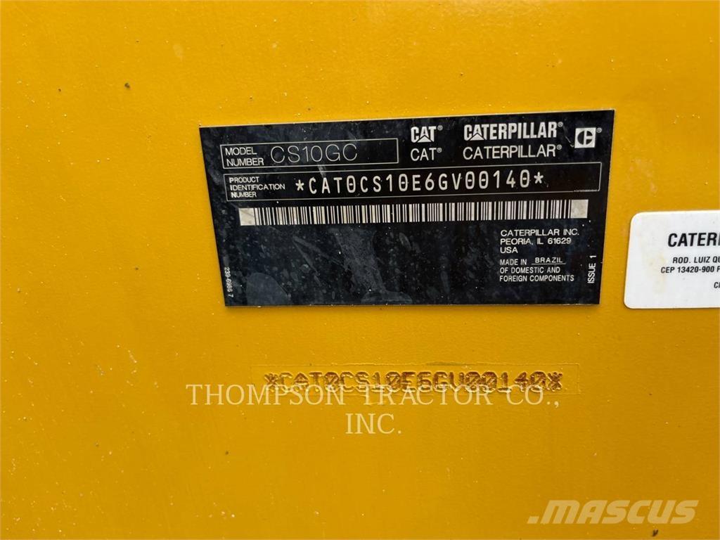 CAT CS10GC Yksivalssijyrät