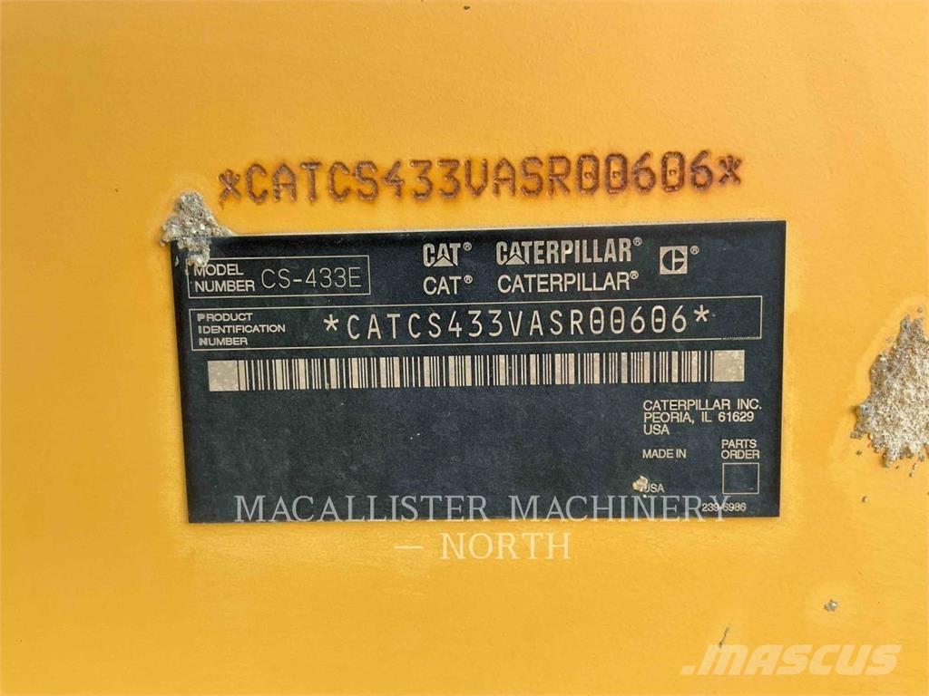 CAT CS433E Yksivalssijyrät