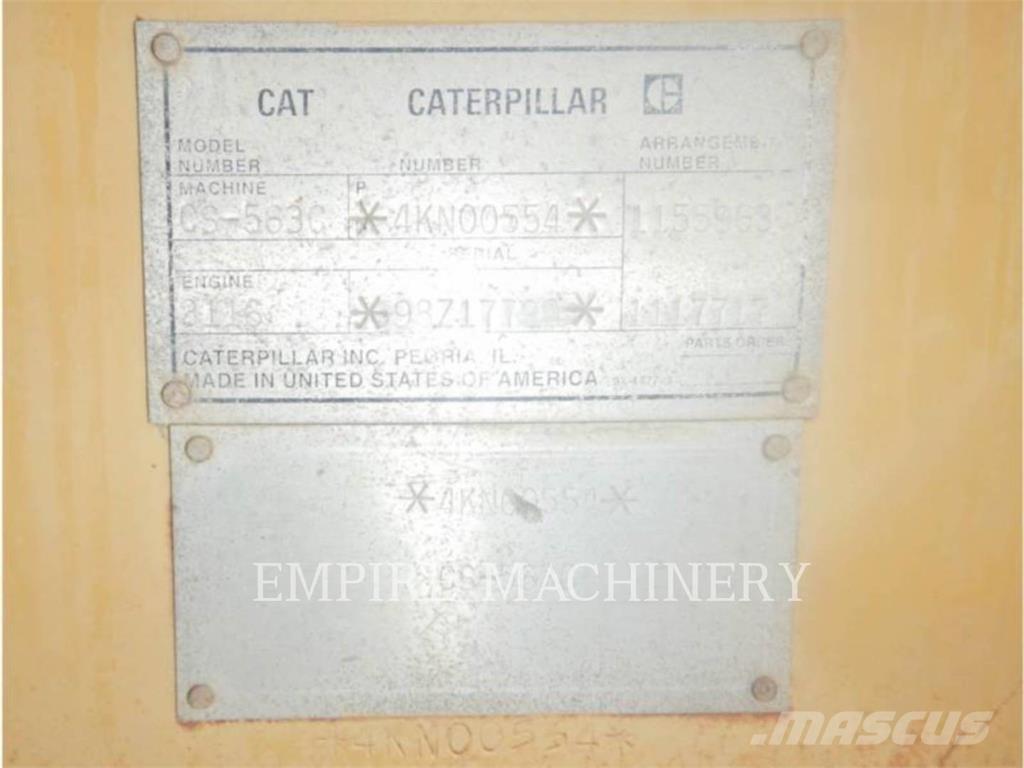 CAT CS563C Yksivalssijyrät