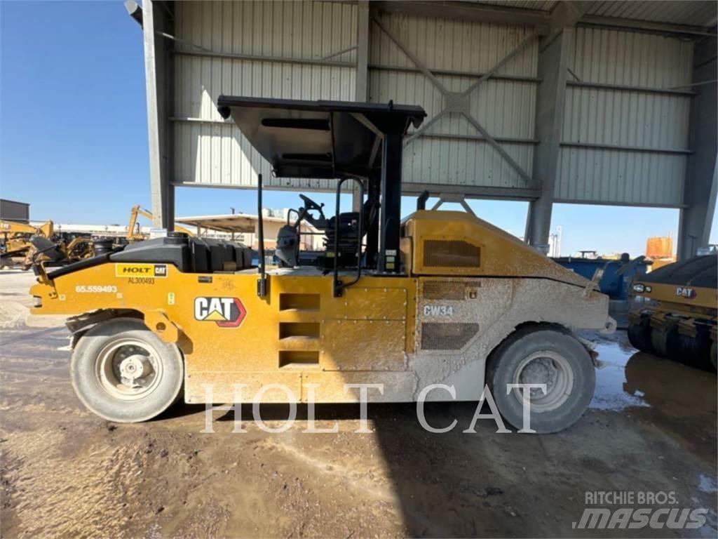 CAT CW34 Yksivalssijyrät