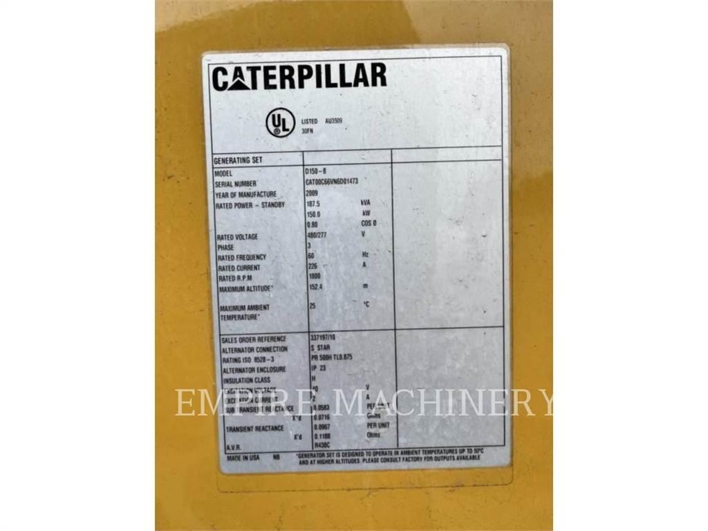 CAT D150 Dieselgeneraattorit