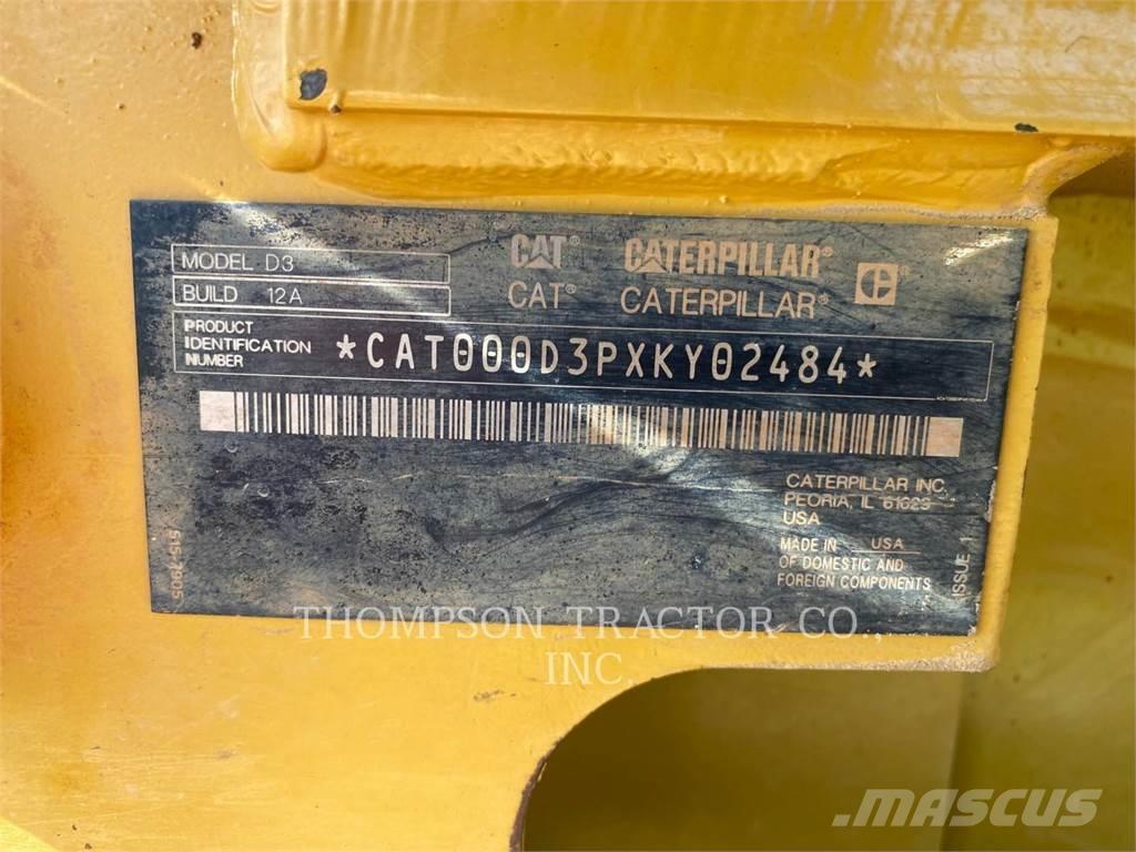 CAT D3 LGP Telaketjupuskutraktorit