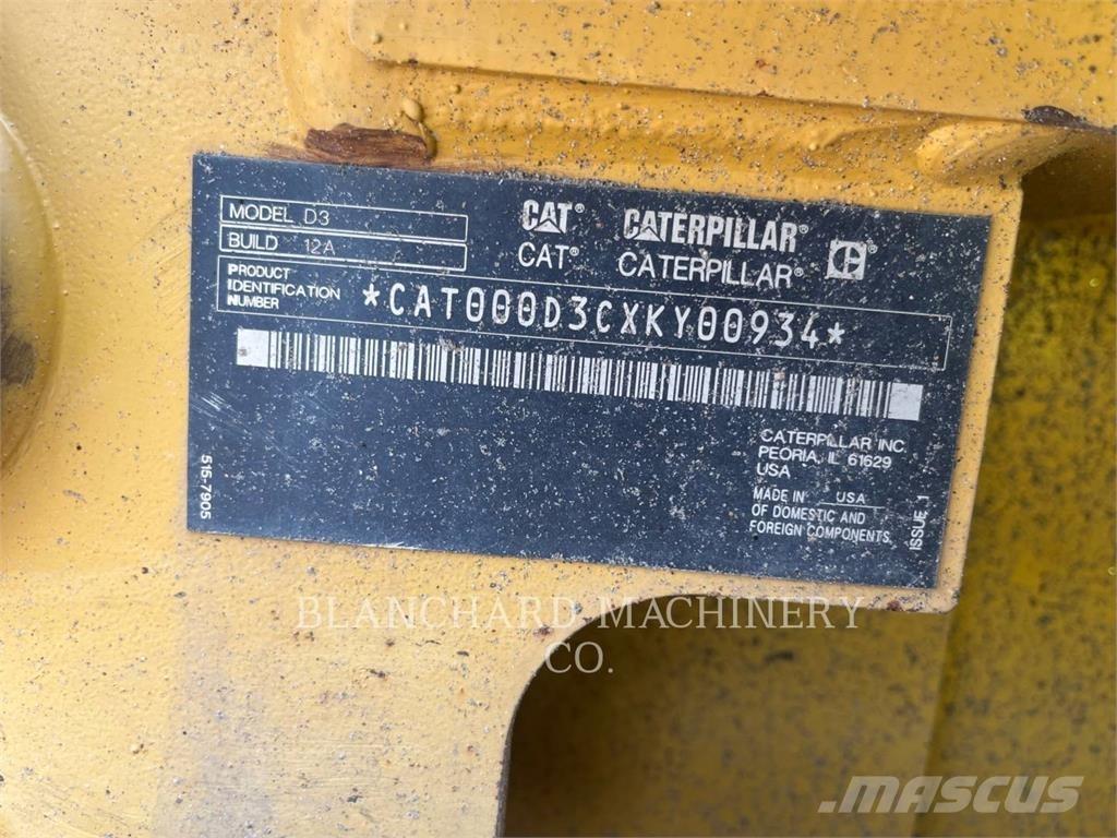 CAT D3 LGP Telaketjupuskutraktorit