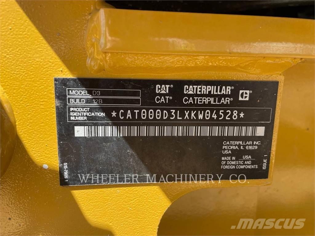 CAT D3 XL Telaketjupuskutraktorit