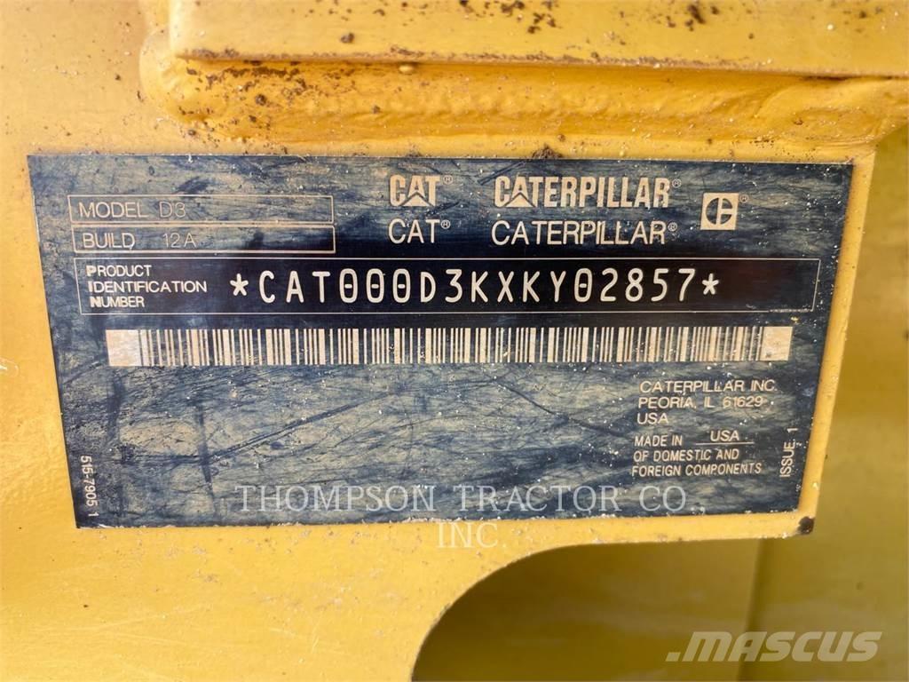 CAT D3LGP Telaketjupuskutraktorit