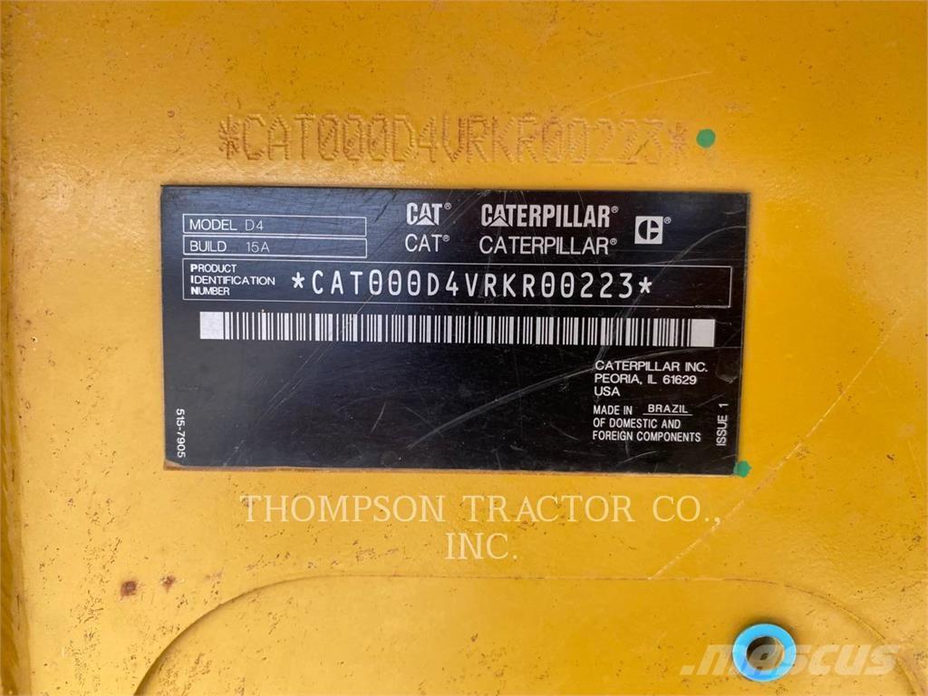 CAT D4 VP Telaketjupuskutraktorit