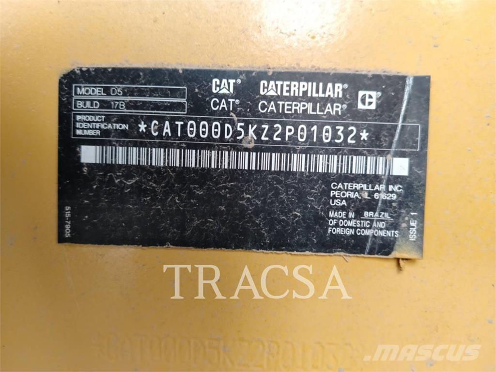 CAT D5 Telaketjupuskutraktorit