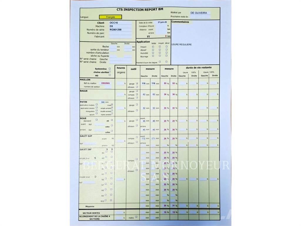 CAT D5 Telaketjupuskutraktorit