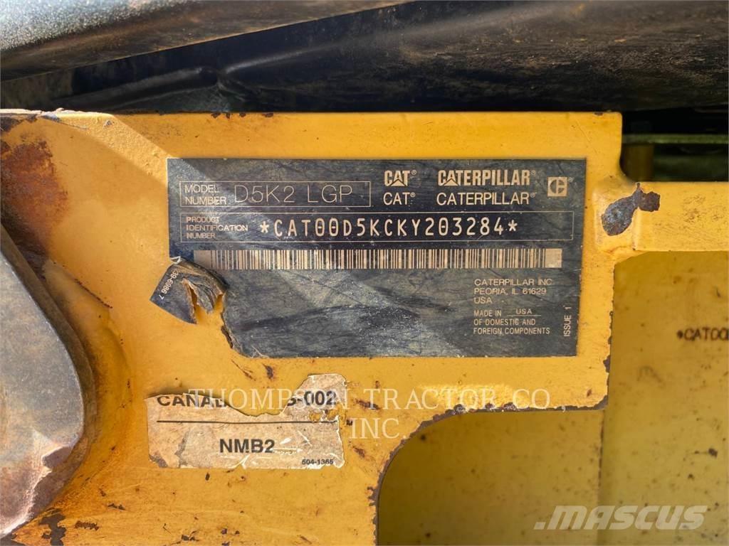 CAT D5K2 LGP Telaketjupuskutraktorit