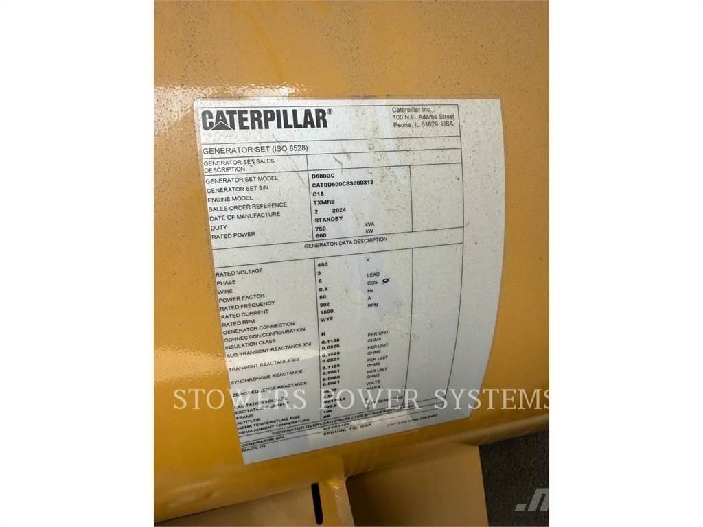 CAT D600GC Dieselgeneraattorit