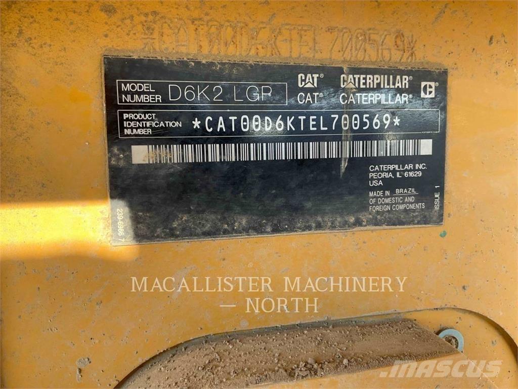 CAT D6K2L AZ24F Telaketjupuskutraktorit