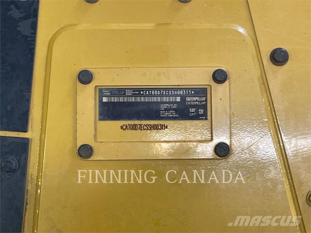 CAT D7E LGP Telaketjupuskutraktorit