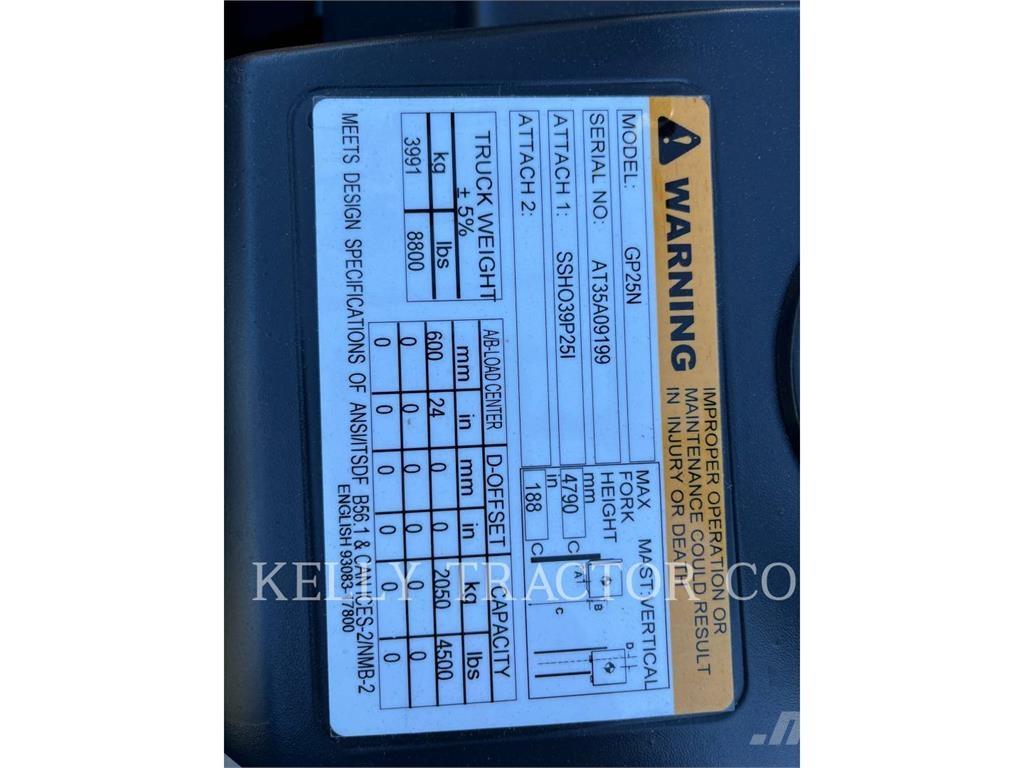 CAT GP25N Muut haarukkatrukit