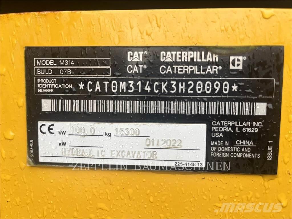 CAT M314-07A Pyöräkaivukoneet