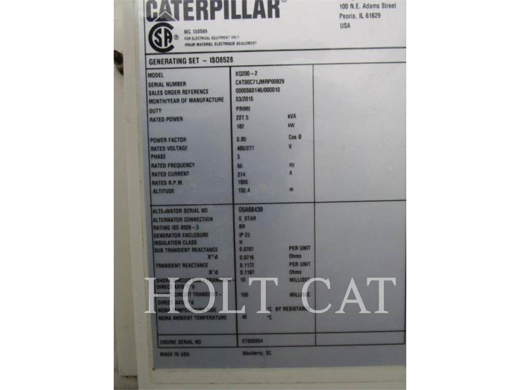 CAT XQ 200 Muut generaattorit