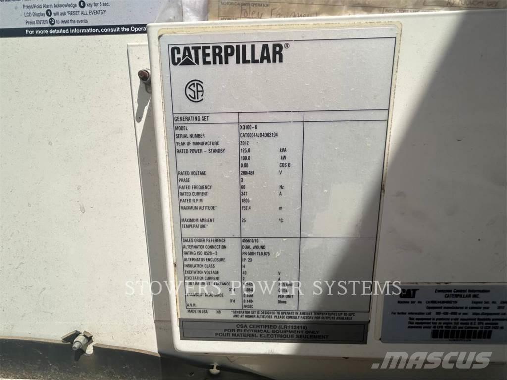CAT XQ100 Muut generaattorit
