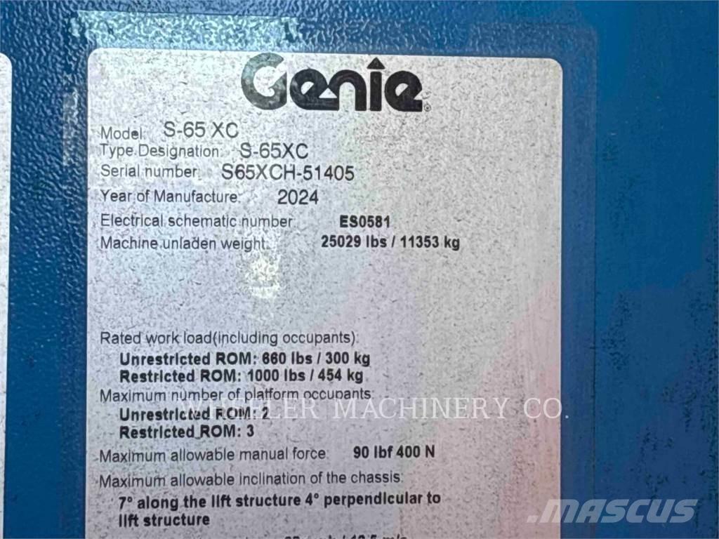 Genie S65XC Kuukulkijat