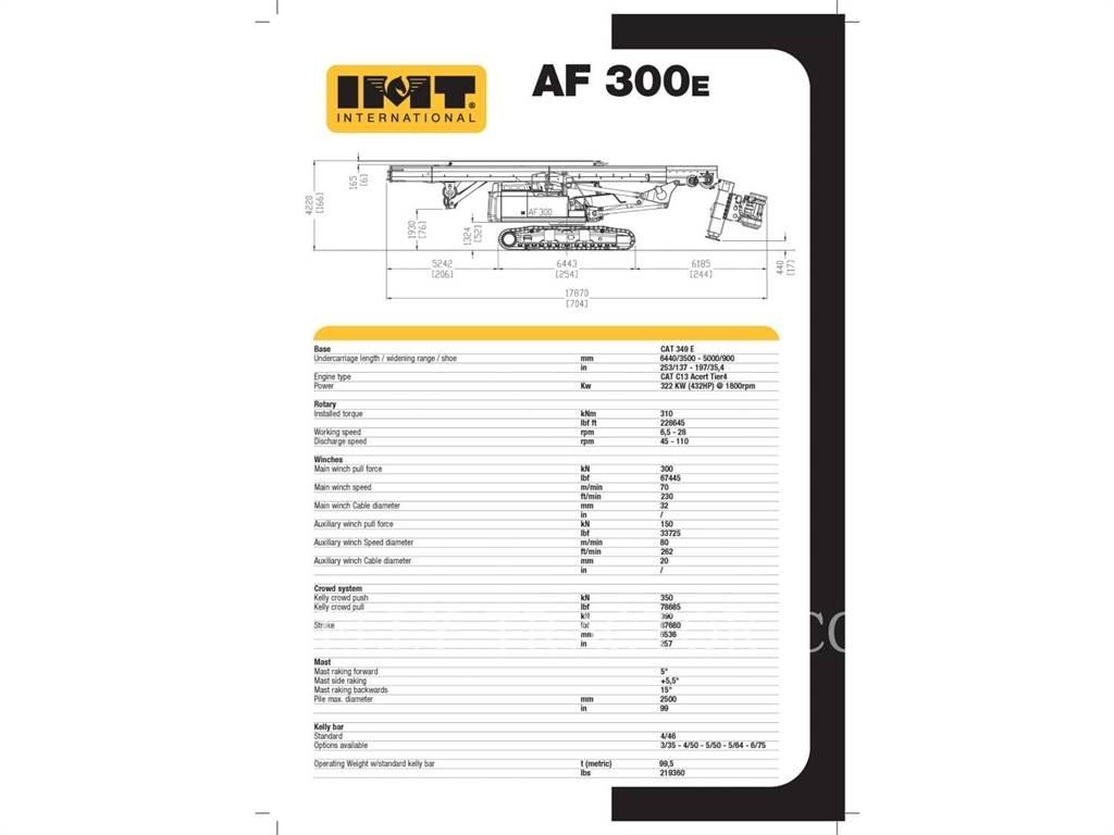 IMT AF300E Avolouhintaporauslaitteet