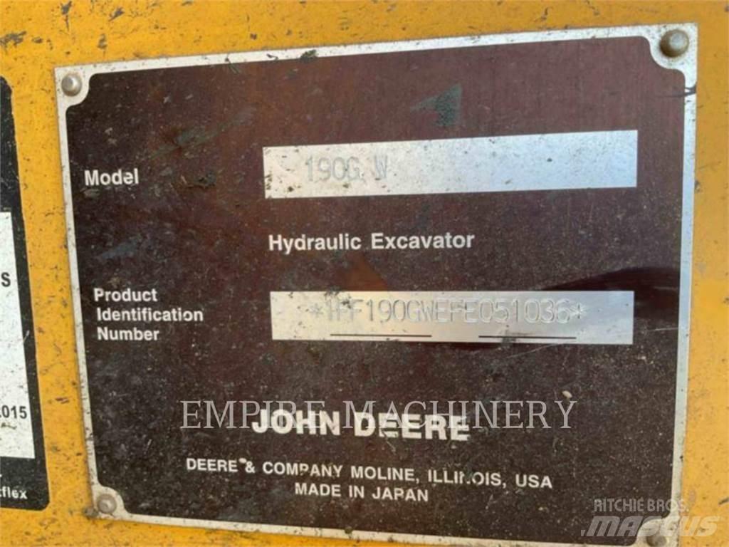 John Deere 190G Telakaivukoneet